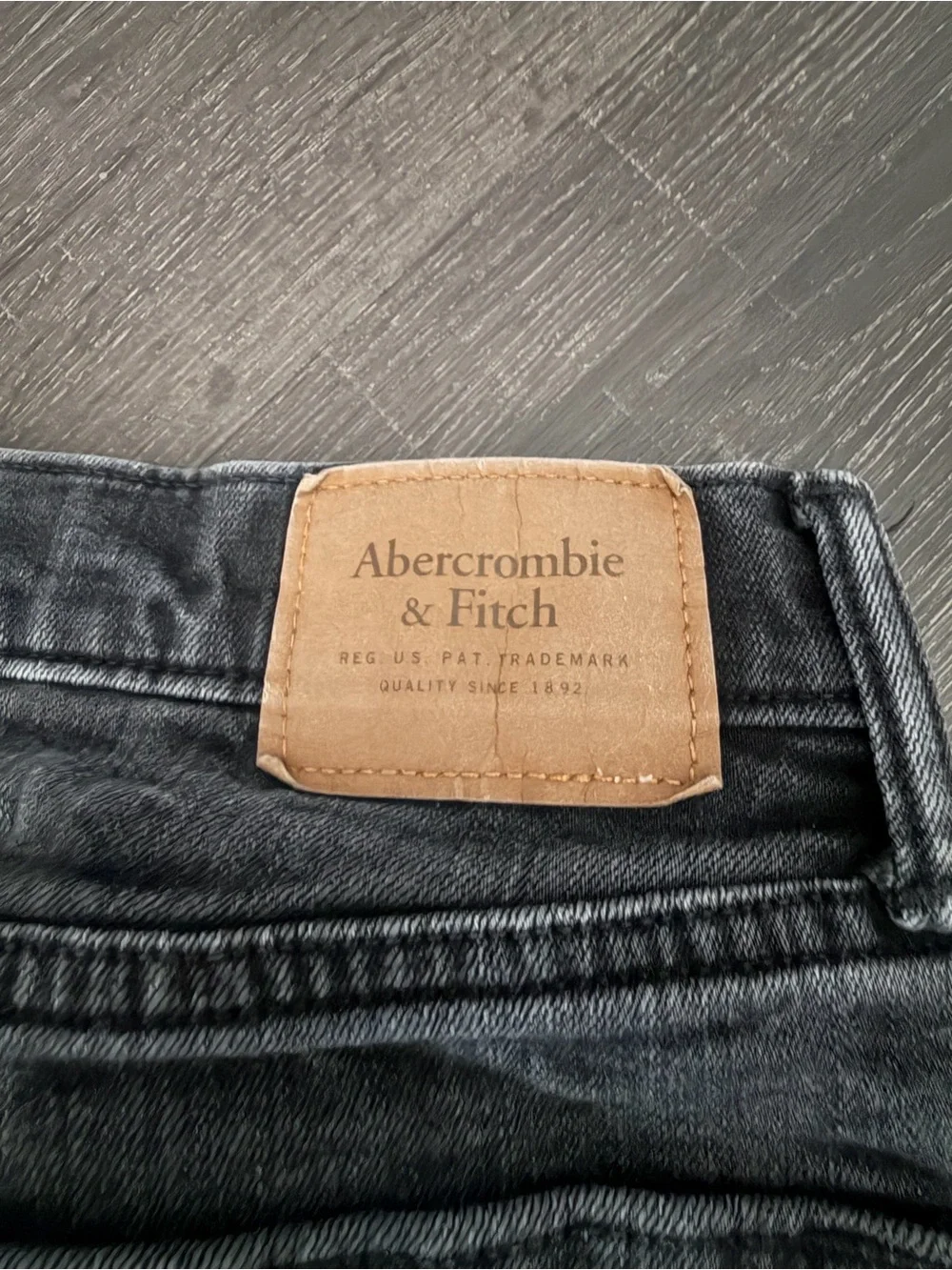 Abercrombie & Fitch Men's Straight Black Jeans 30x30